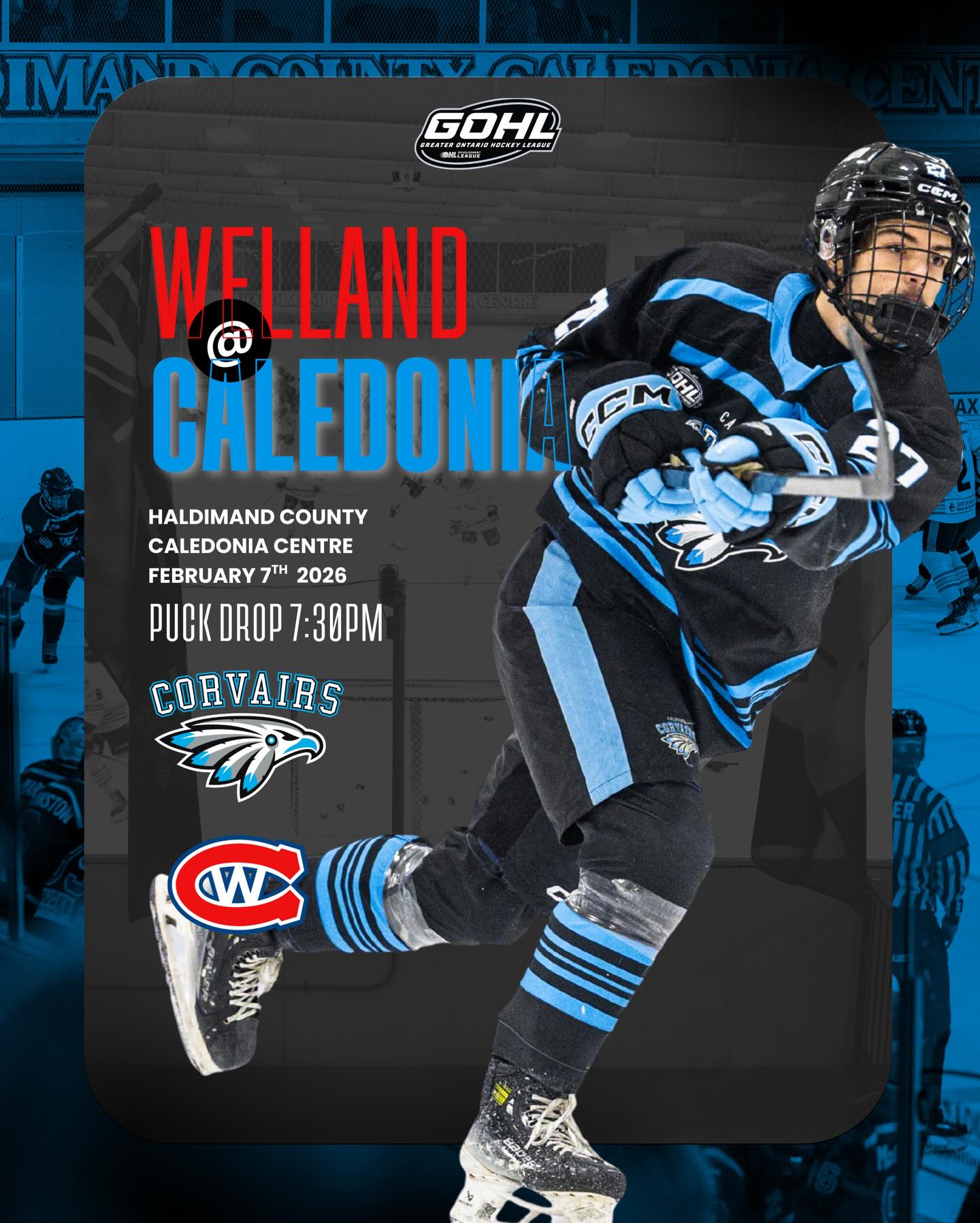 Home cooking. #AllForCaledonia 
⏰ 7:30 PM
🆚 @wjrcanadians 
🏟️ H.C.C.C
🎟️ Tickets at the door (Cash/Card) 
📺 Watch live on @flohockey 
📸 @ethsimages